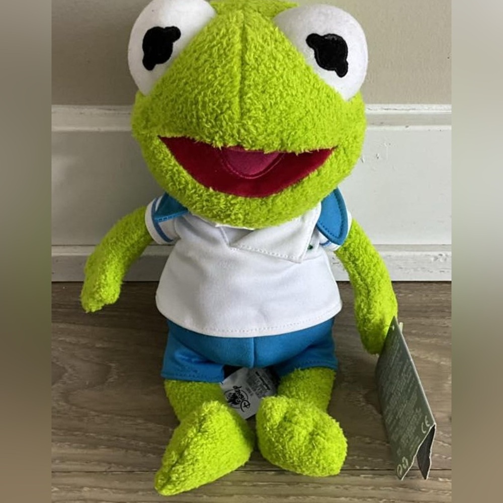 Green Kermit Muppet baby nwt Disney store